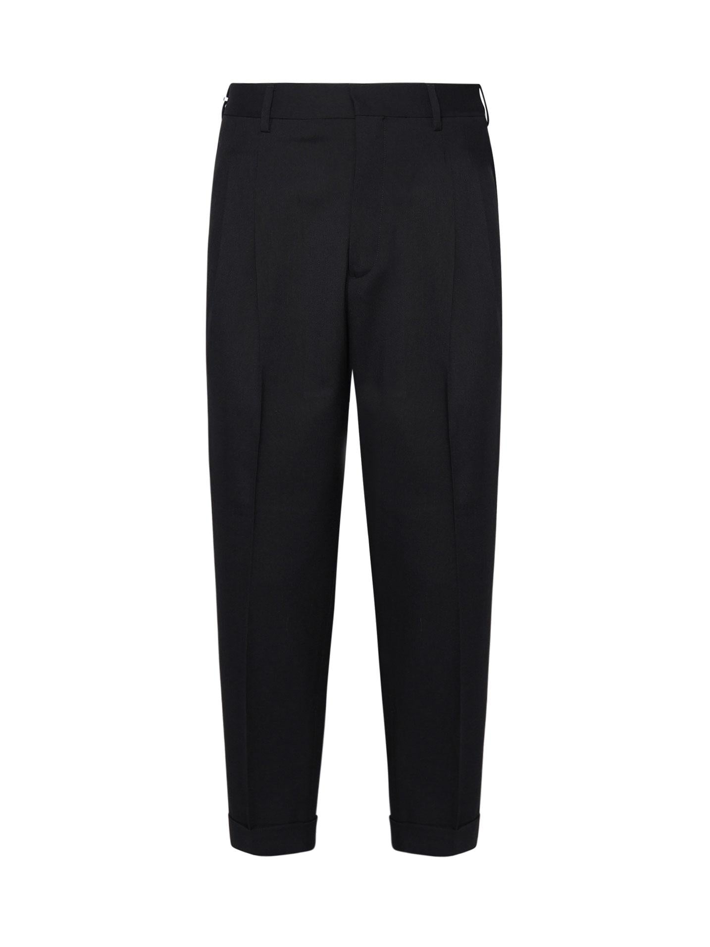 Pantaloni in pura lana vergine ROY WMLNERO BEABLE