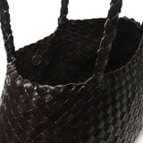 Borsa santa croce big 8892 DARK BROWN DRAGON DIFFUSION