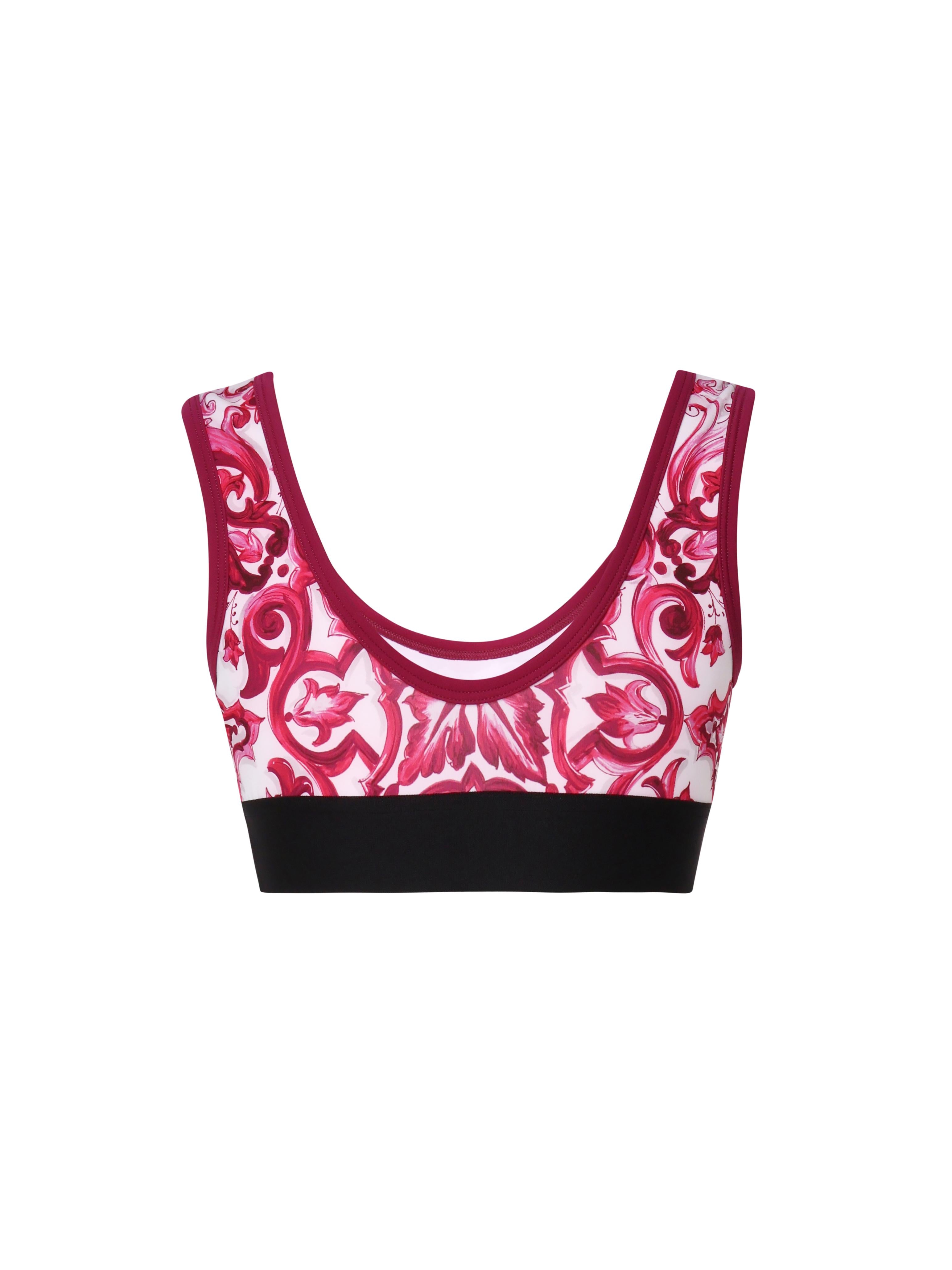 Top sportivo Majolica F777YT FPG7BH83TN DOLCE & GABBANA