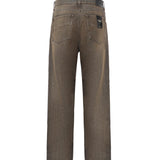Jeans lunghi in denim di cotone FLP285 AT2IF0ZJ4 FENDI
