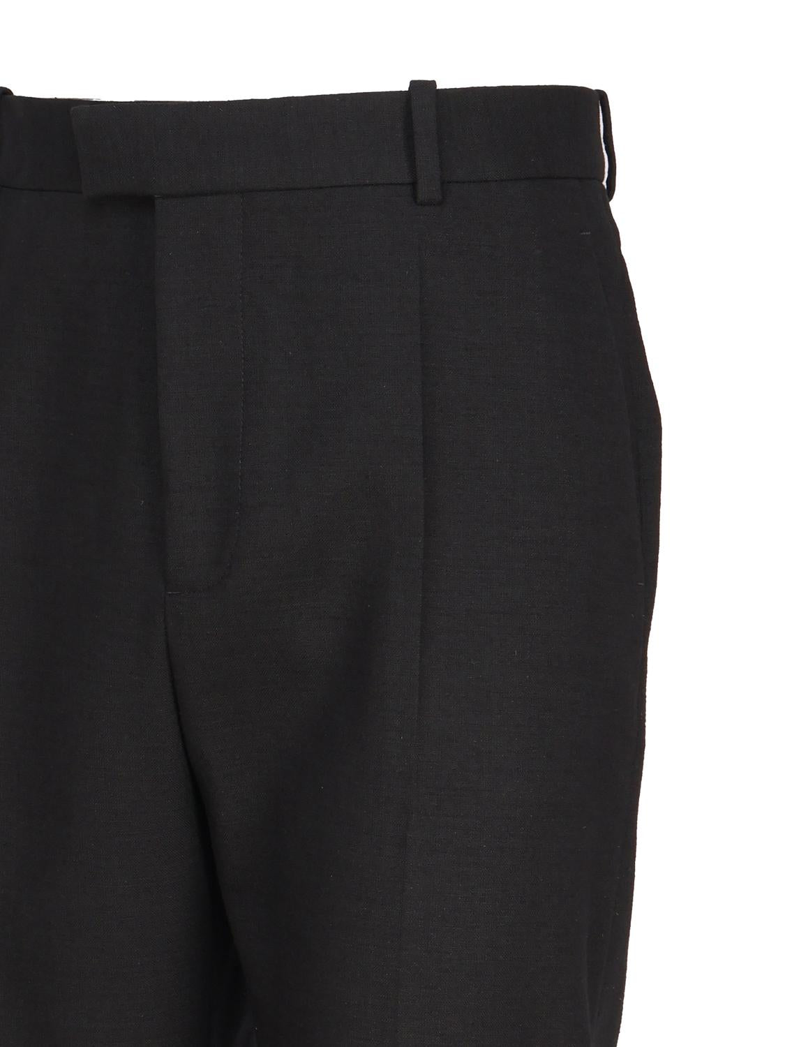 Pantaloni in cotone strutturato 758355 V3F901000 BOTTEGA VENETA