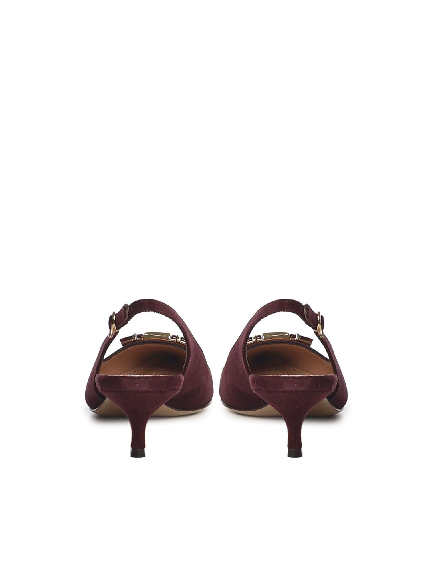 Slingback Gancini in pelle 01K533 785114001 FERRAGAMO