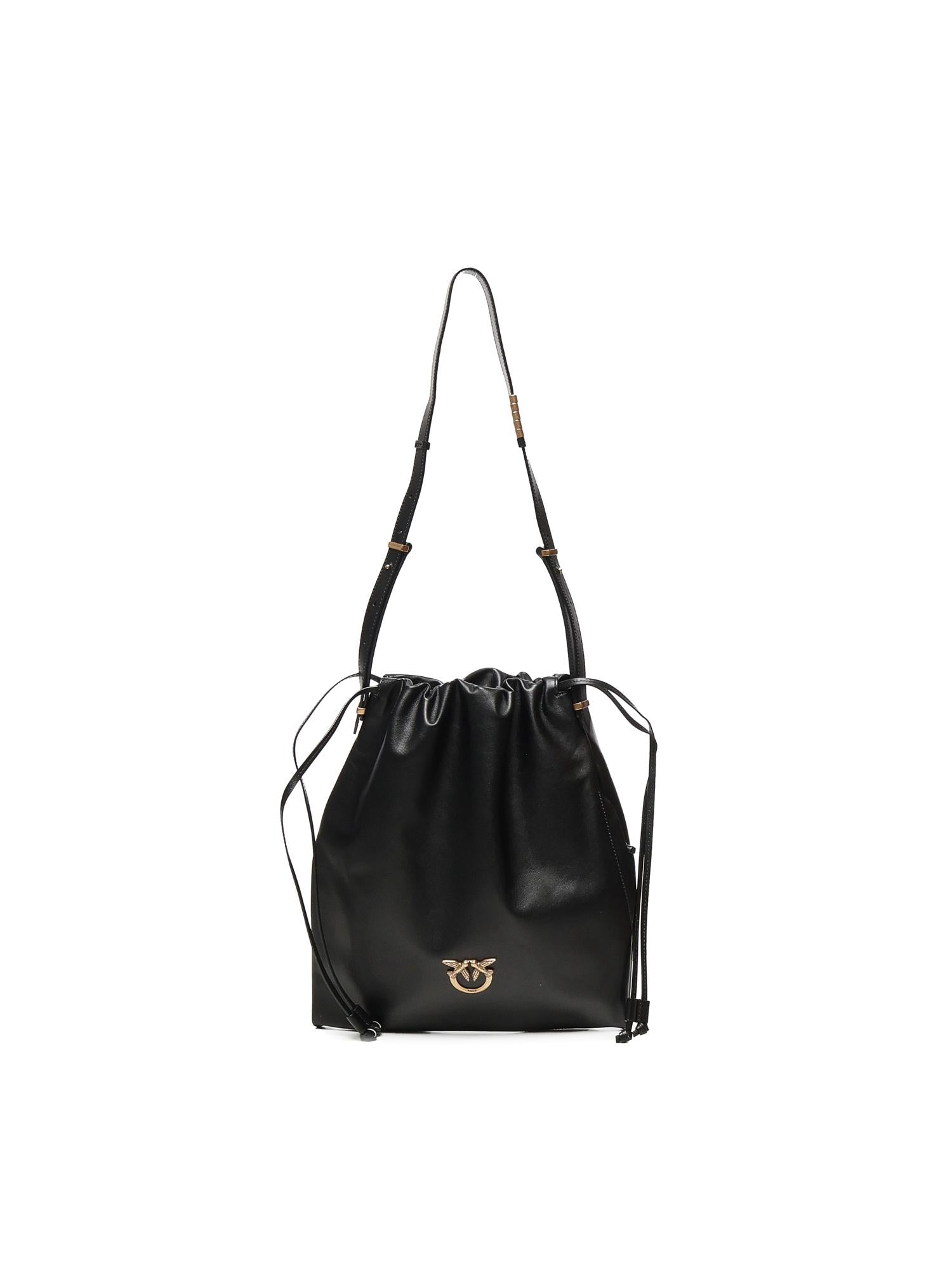 Borsa a spalla con logo 104359 A0QOZ99Q PINKO