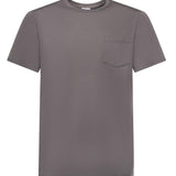 T-shirt in jersey di cotone con taschino T45101 47 SUN 68