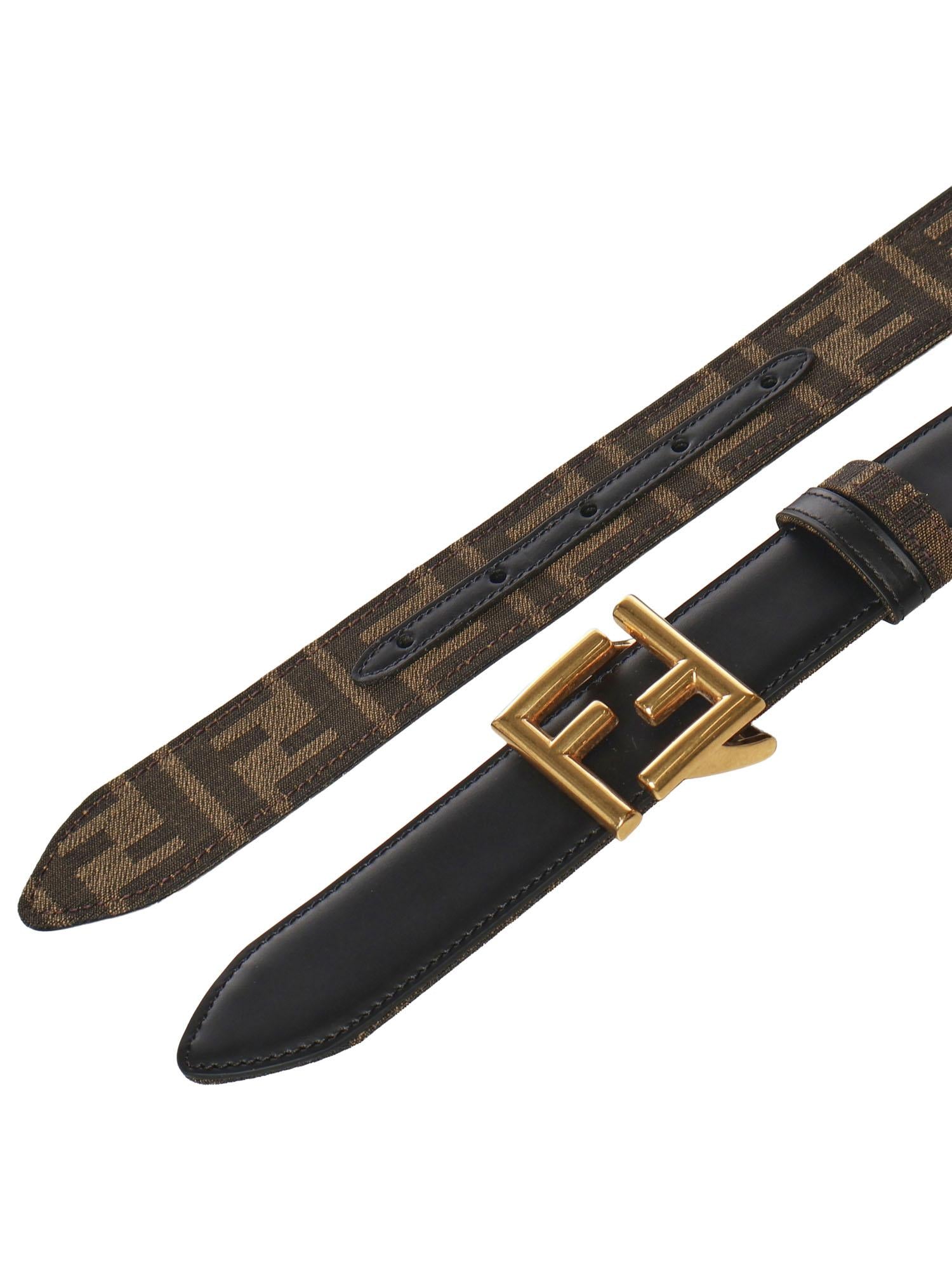 Cintura FF in pelle 8C0686 ANH7F1L2J FENDI