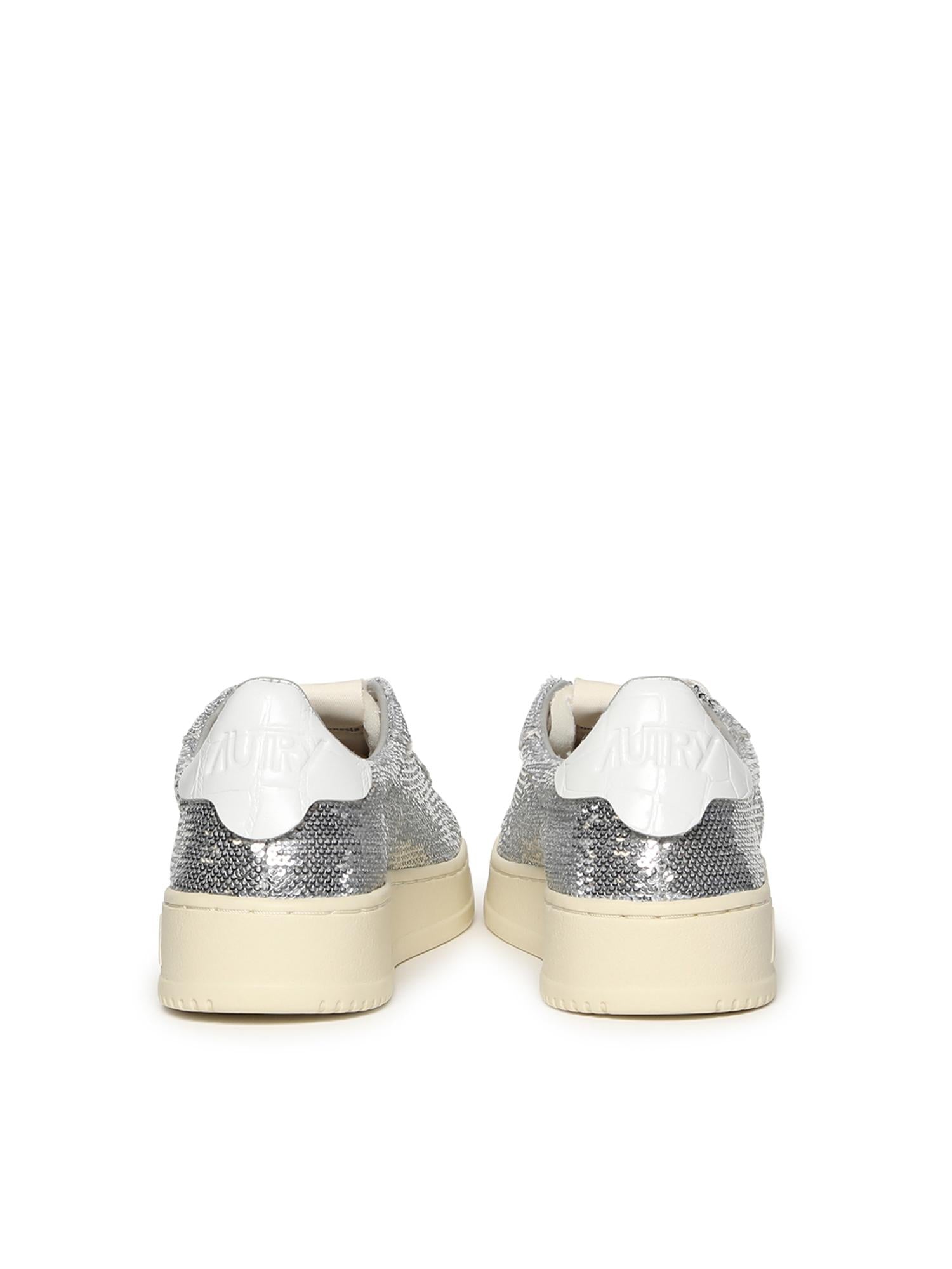 Sneakers Dallas low 'Sparkling' in paillettes<BR/> ADLW TI05 AUTRY