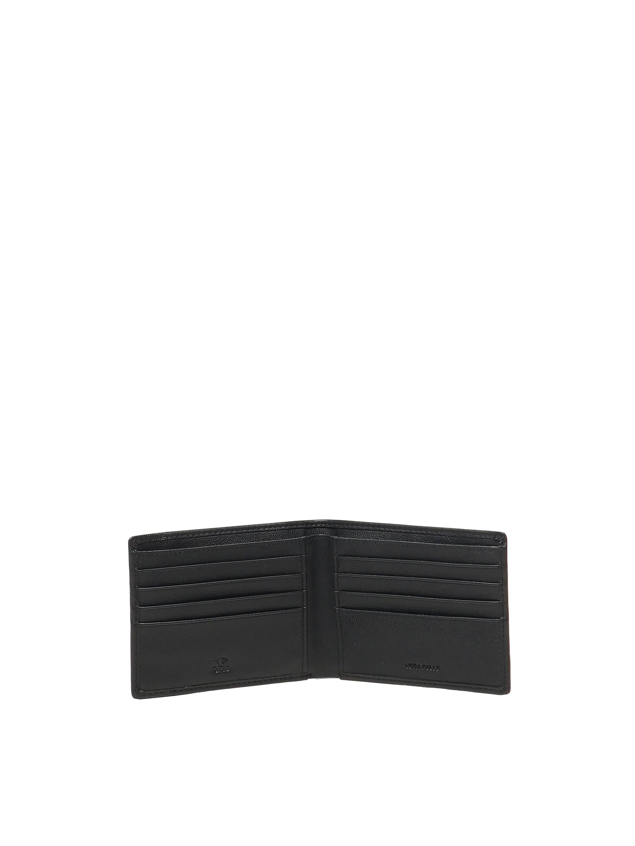 Portafoglio in pelle <BR/> BYPP10A68 BLACK BY BYBLOS