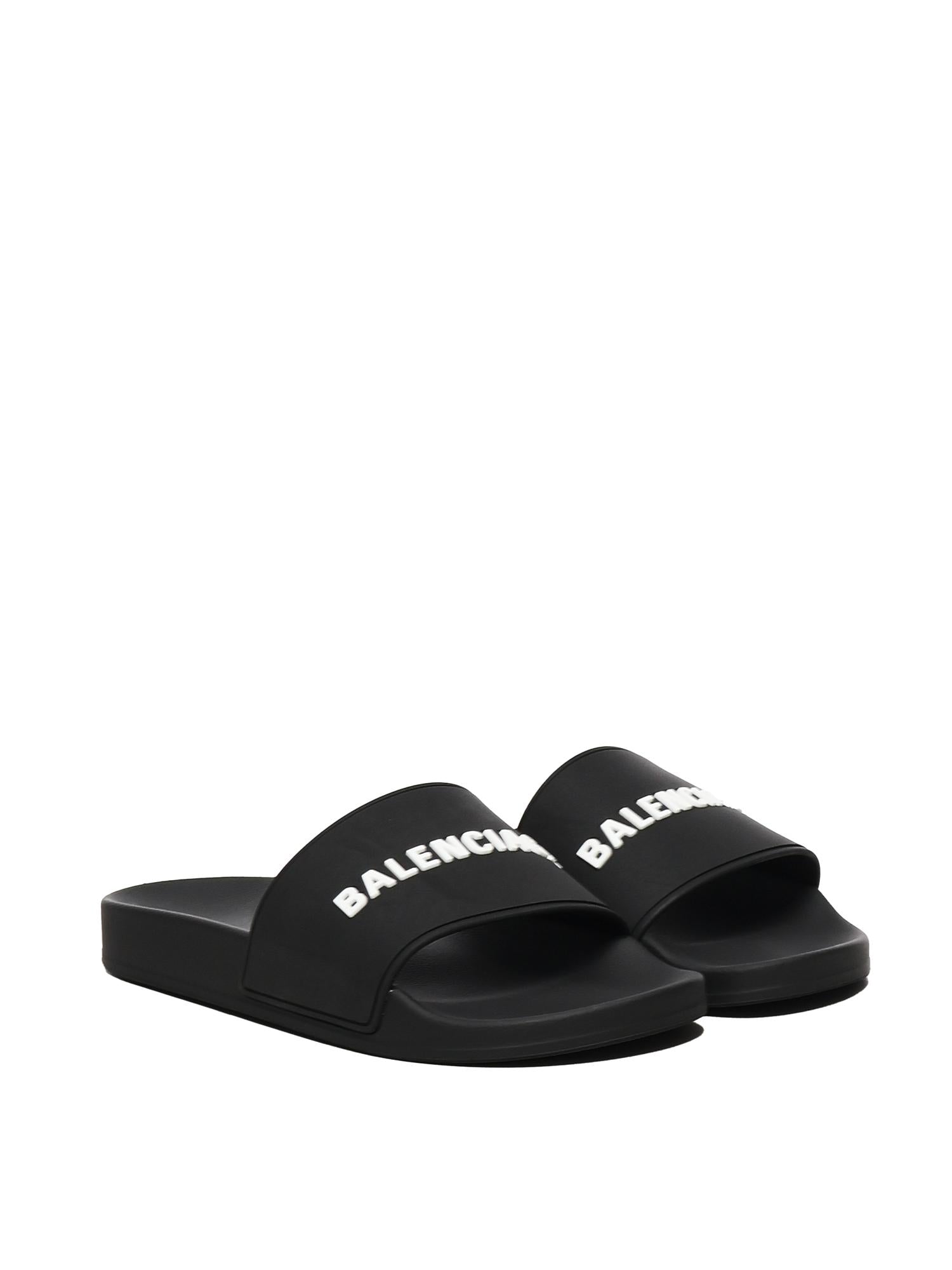 Sandali bassi Pool con logo 565826 W1S801006 BALENCIAGA