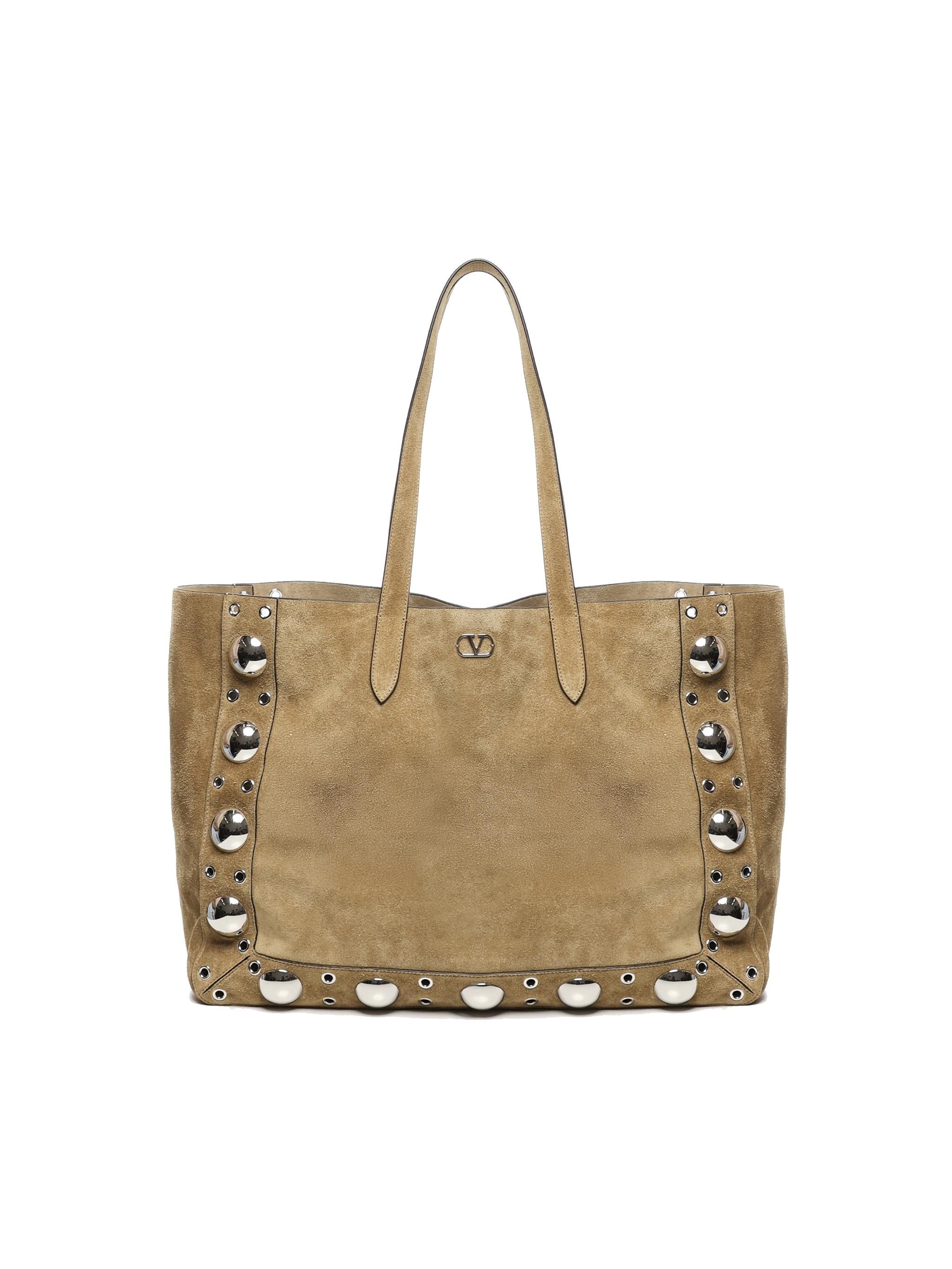 Tote Bag Nellcote Media in suede 6Y0B0D58 SVIRDX VALENTINO GARAVANI