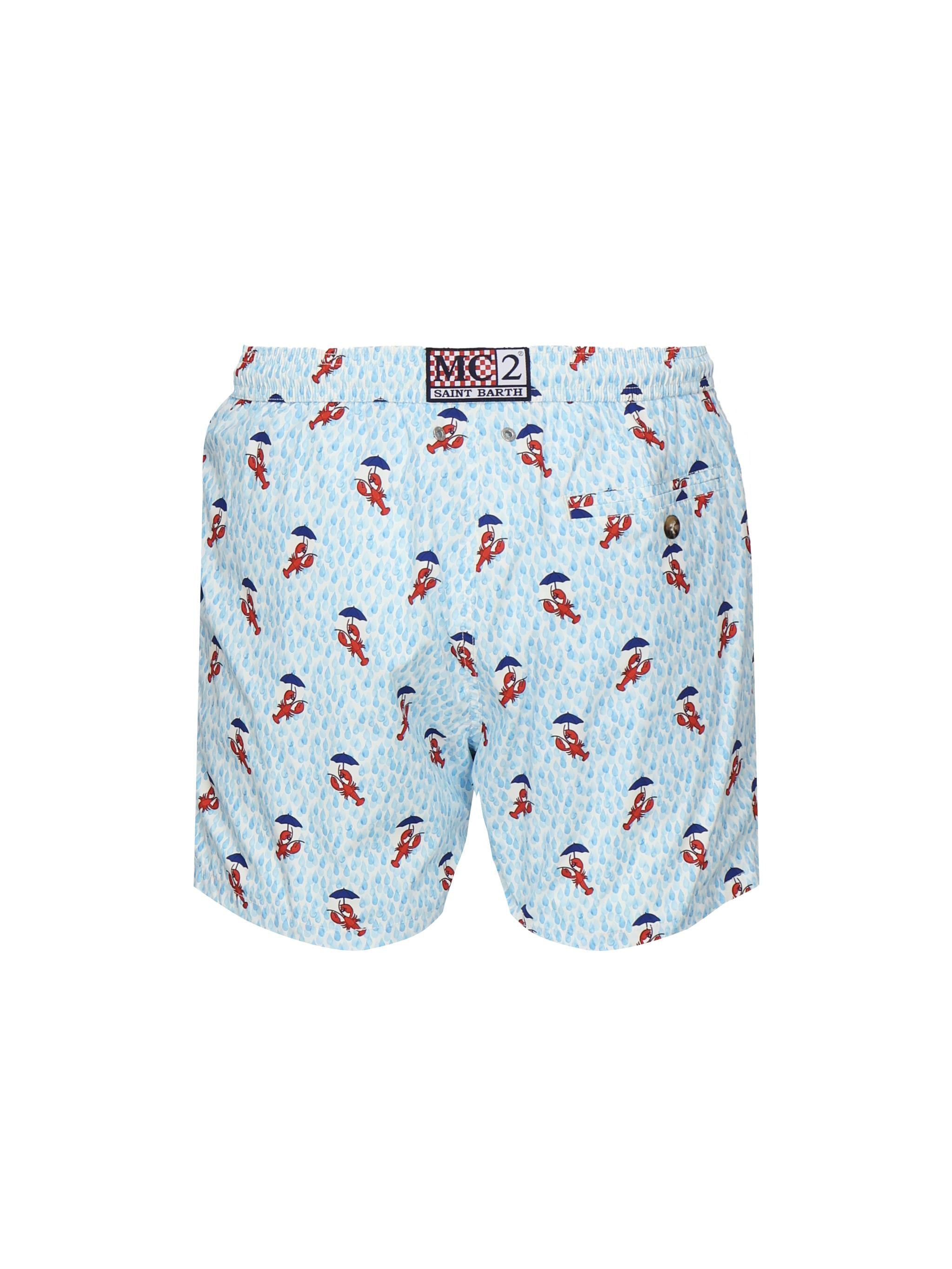 Costume da bagno con stampa COM0009 05404H MC2 SAINT BARTH