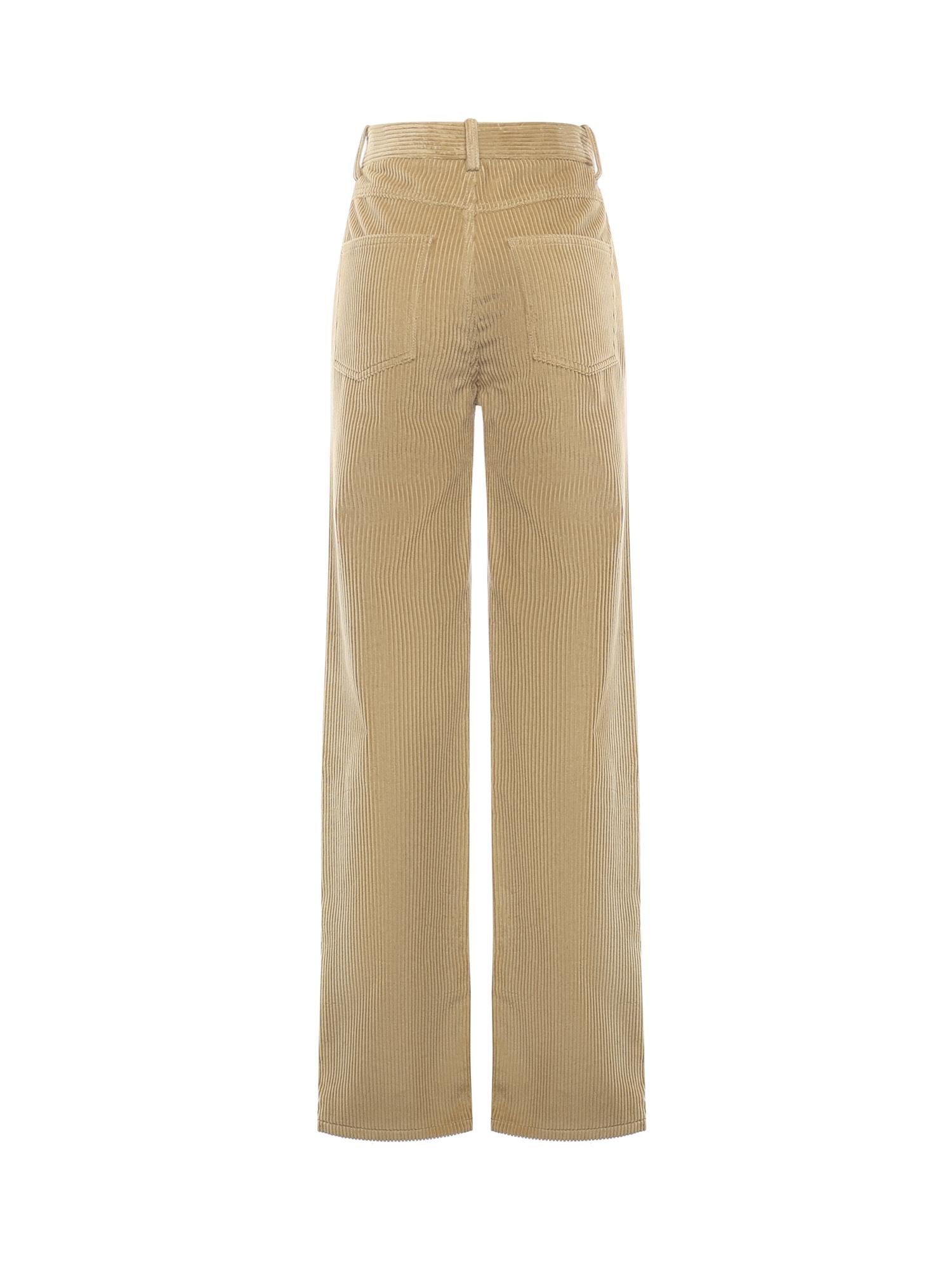 Pantaloni in velluto di cotone a coste 845554 V4CY01434 BOTTEGA VENETA