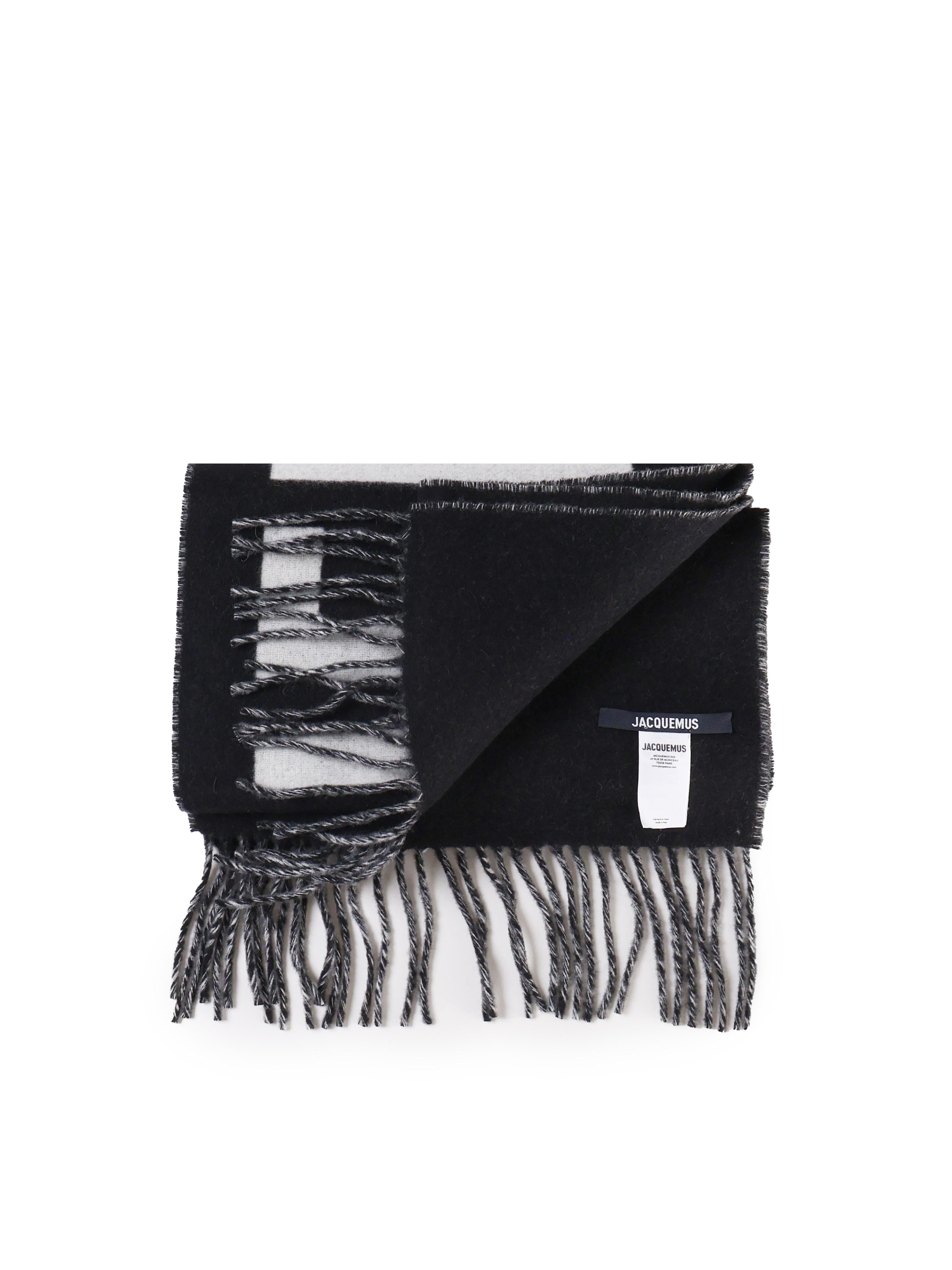 Sciarpa L'Echarpe con logo 22HACU00435AOT4001 990 JACQUEMUS