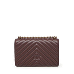 Borsa a tracolla Mini Love Bag One in nappa<BR/> 100074 A0GKL86Q PINKO