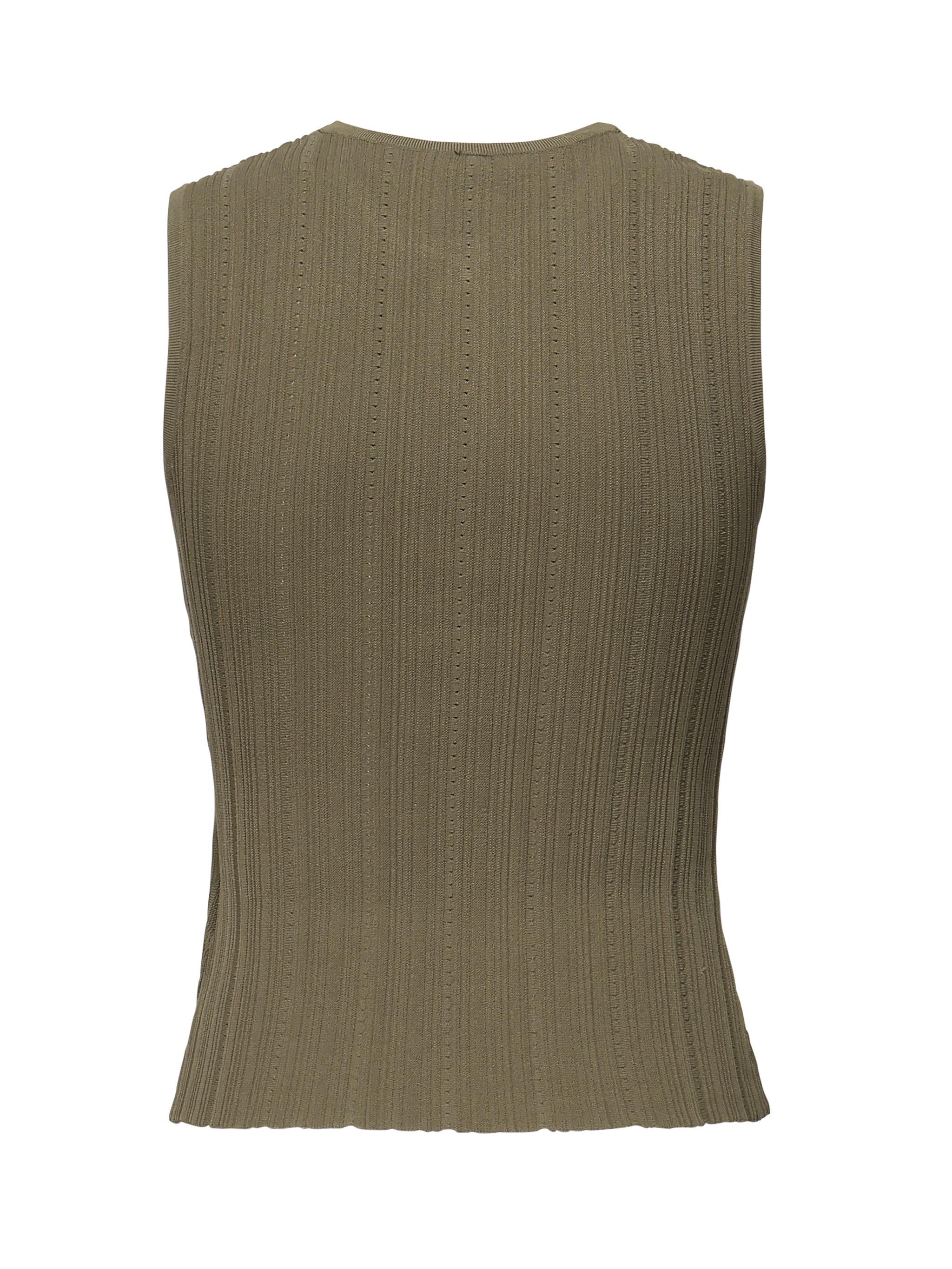 Top in maglia a costine "Giada" 5GGR04 5874ZG896 MARCIANO BY GUESS