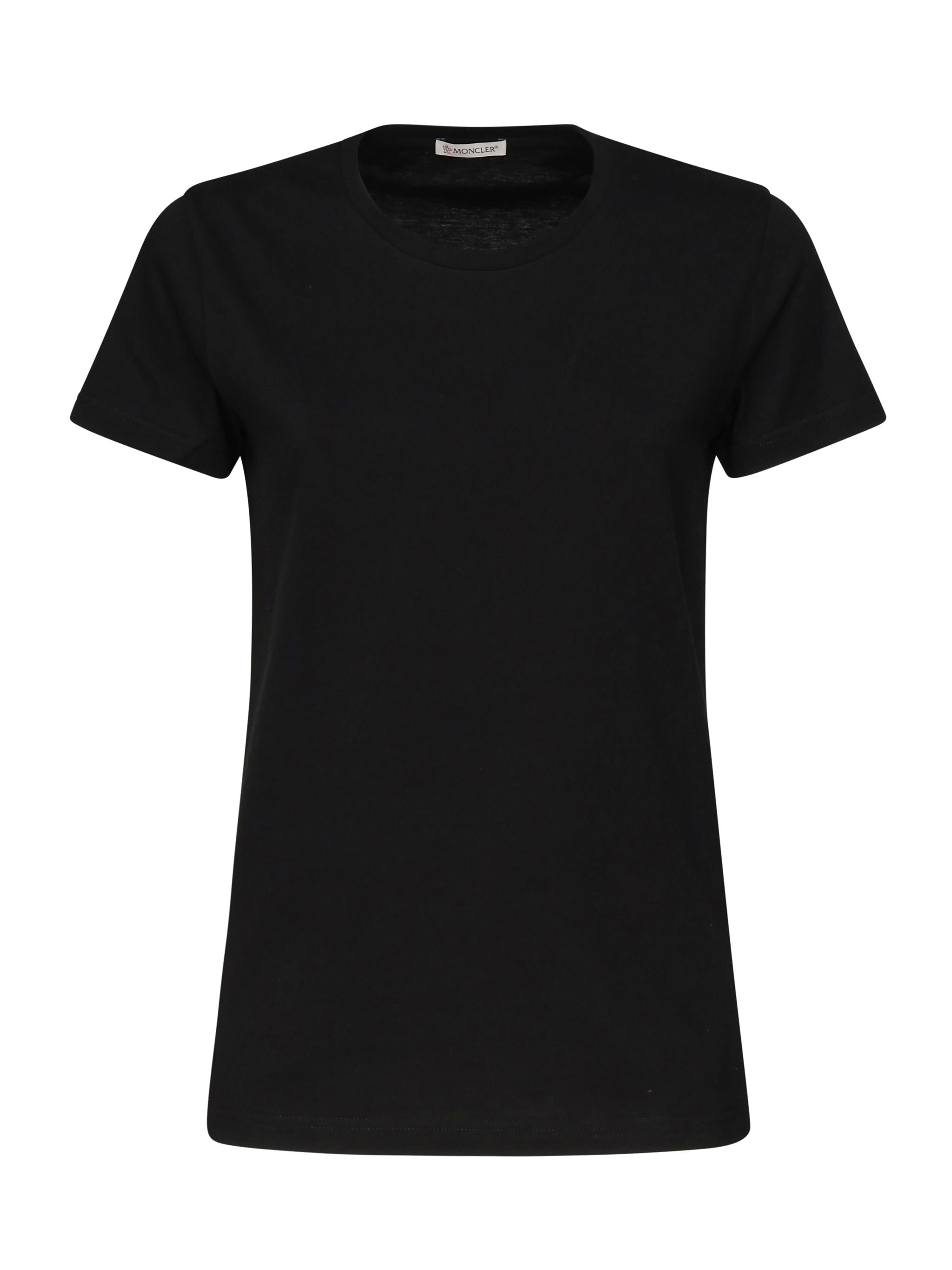 T-shirt in jersey di cotone con patch logato K10938C73200 V8058999 MONCLER