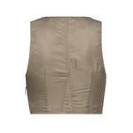 Crop top in cotone 104666 A2EGU95 PINKO