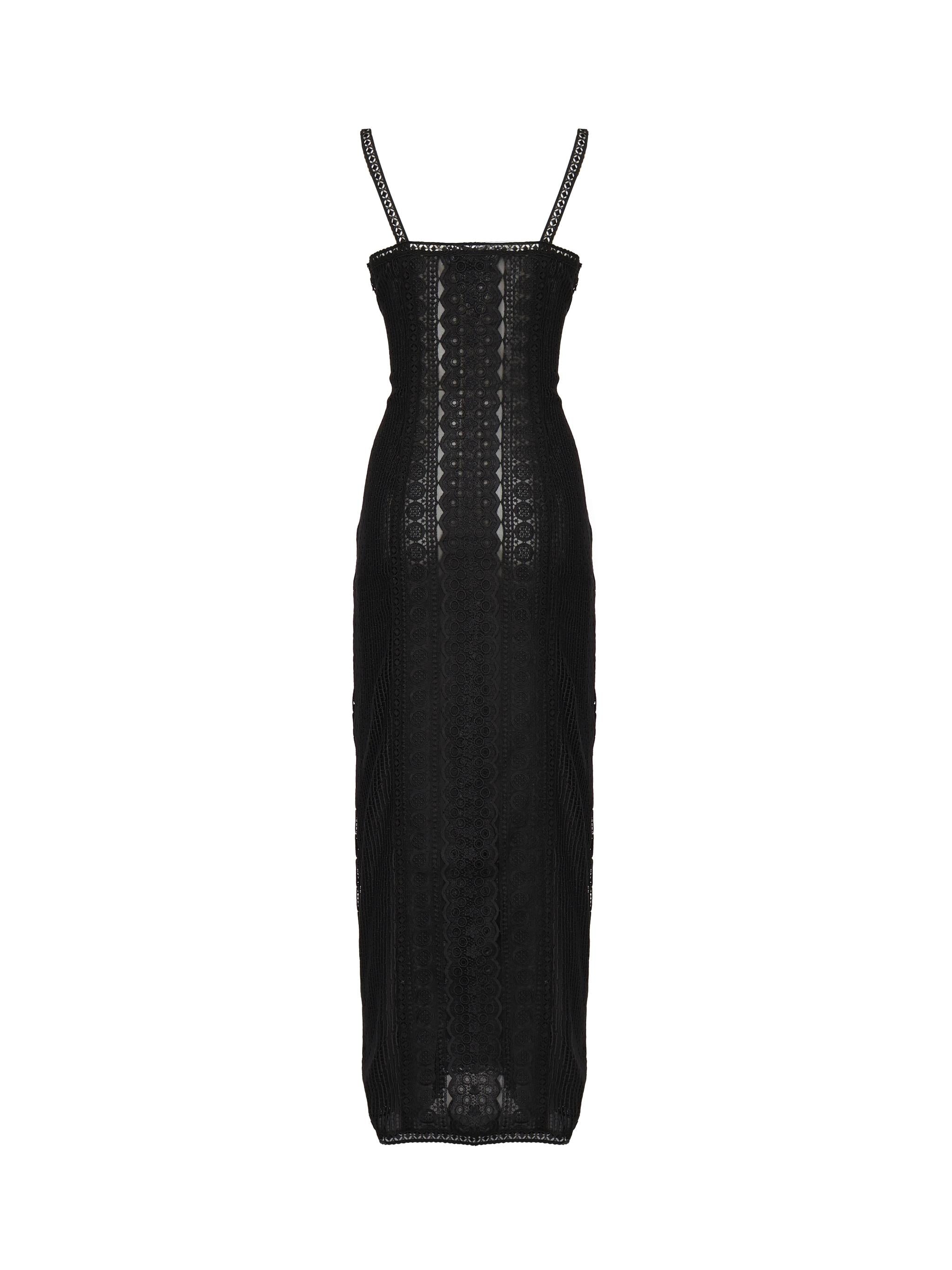 Abito lungo Vannie 256610 BLACK CHARO RUIZ