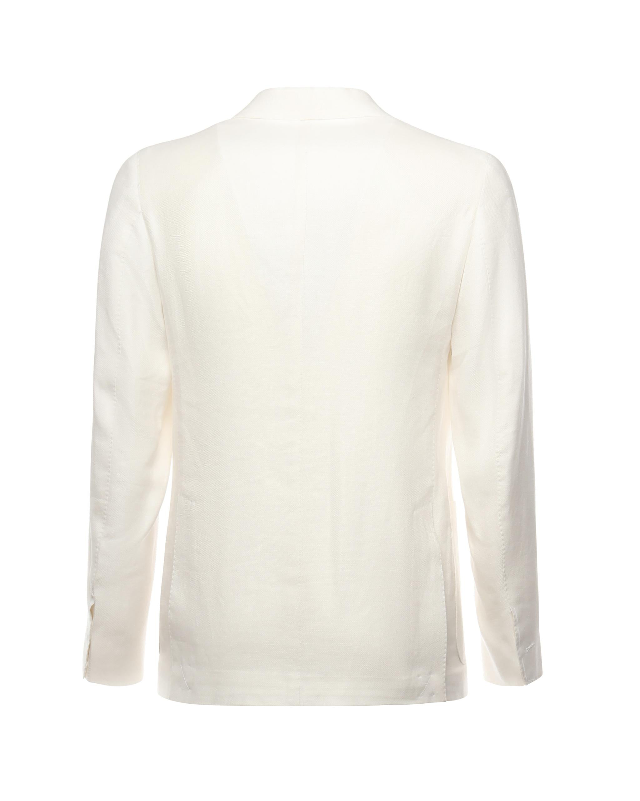 Giacca monopetto Soft in lino K75GIAK03TES0K024 01 ELEVENTY