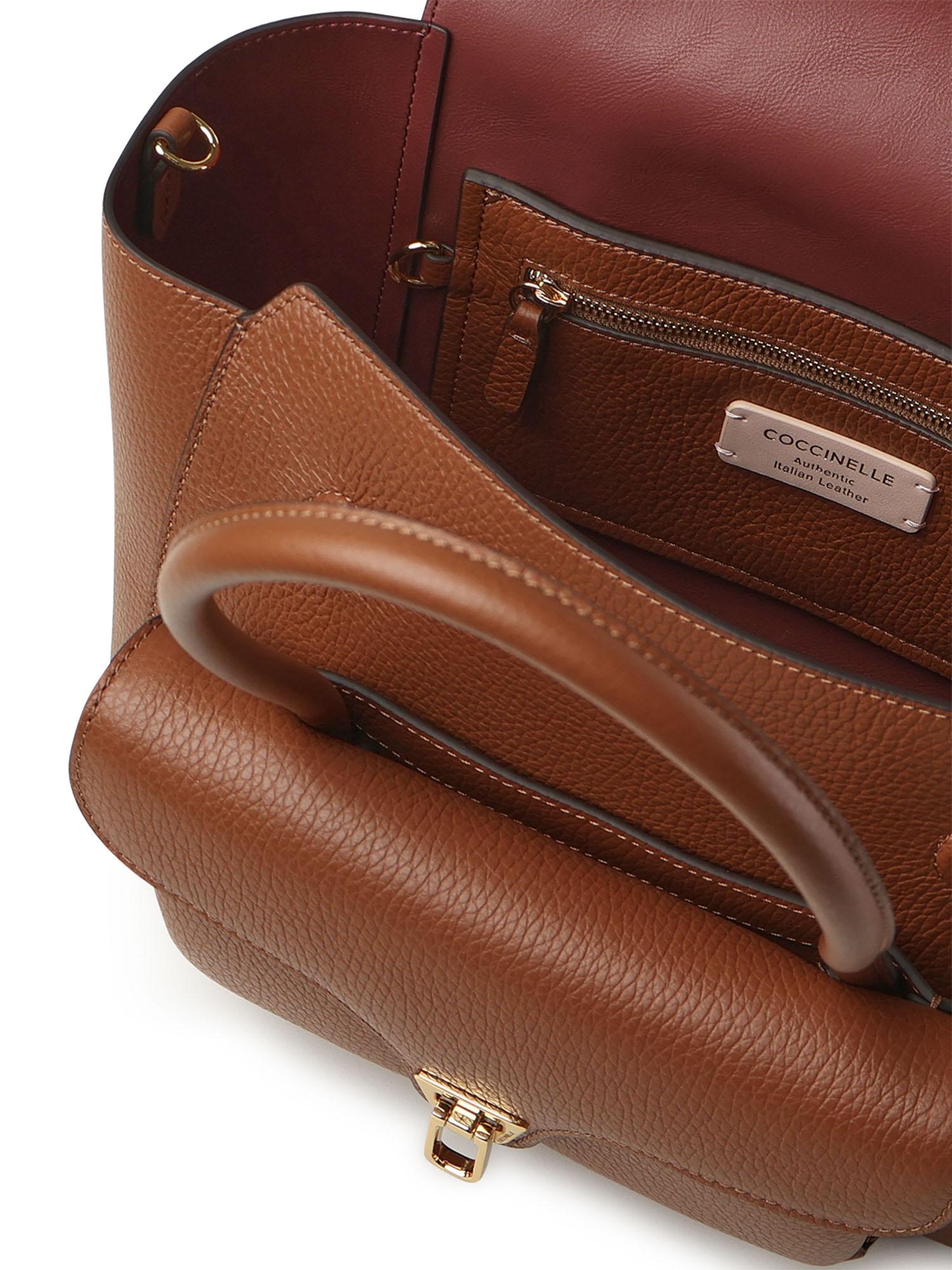 Borsa Double Beat Medium in pelle E1T8A180201 W11 COCCINELLE