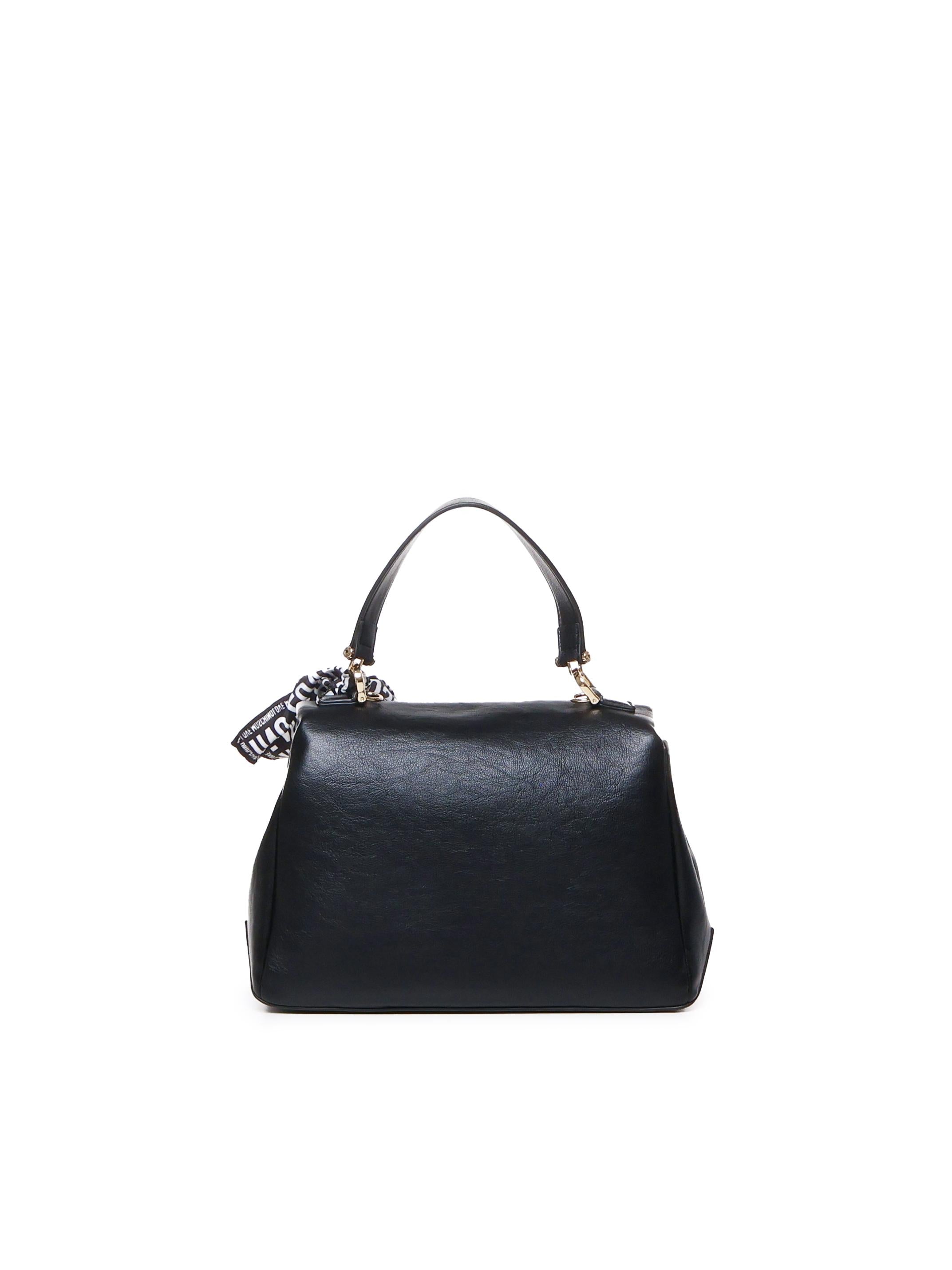 Borsa a mano con logo frontale JC4033PP1LLE1 00A LOVE MOSCHINO