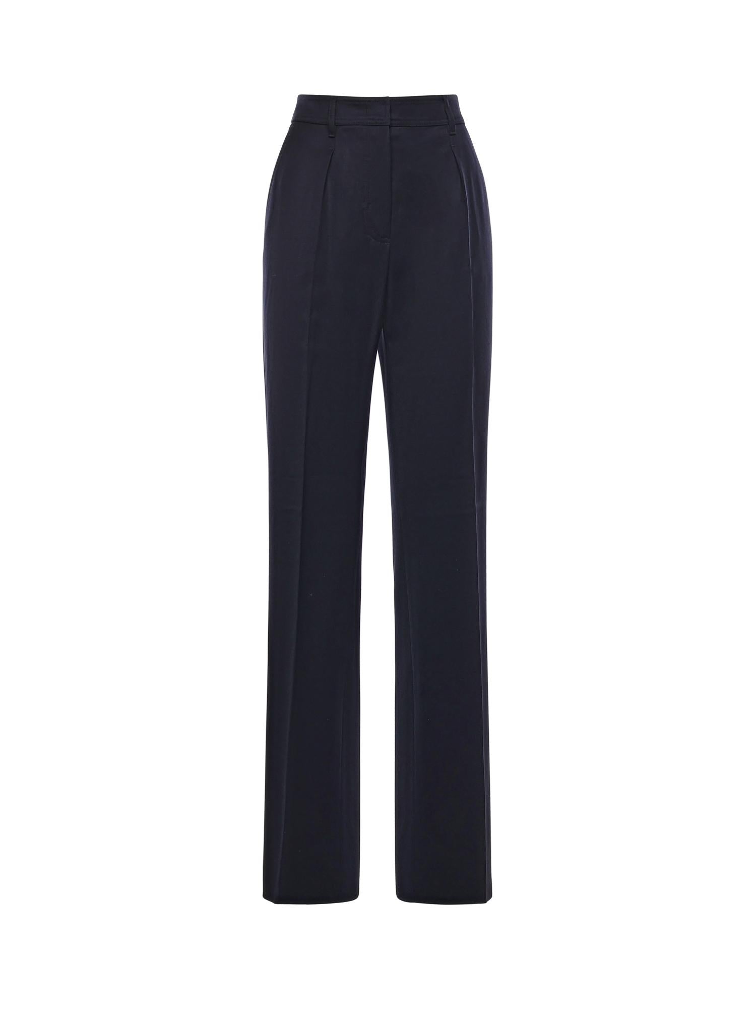 Pantalone in gabardine di lana 2521136032600 002 MAX MARA