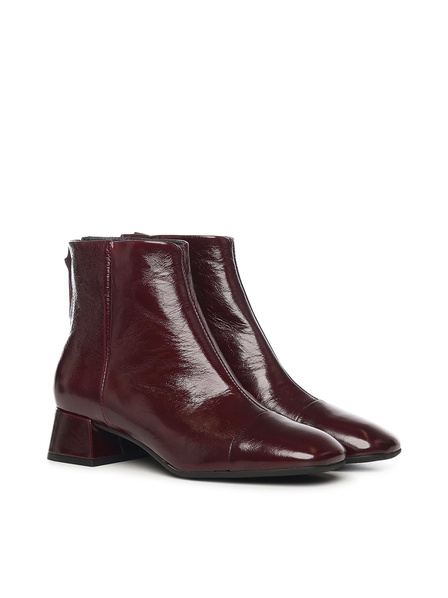 Stivaletti Rose Back in vernice A54308 BURGUNDY CARMENS