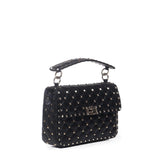 Borsa media Rockstud Spike in nappa<BR/> 5W0B0122 NAP0NO VALENTINO GARAVANI