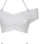 Candice dress SS24RTWDR087 GLOSSY SPANDEX/LACEVIRGIN WHITE POSTER GIRL