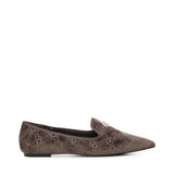 Mocassini Iris Winter con logo 73SC9FV01VEL IRIS WINTERTAUPE V° 73