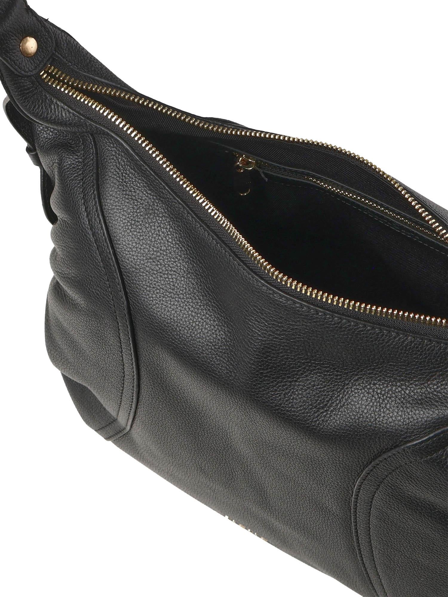 Borsa a spalla Weave in pelle BIBP9E602 NERO BIASIA