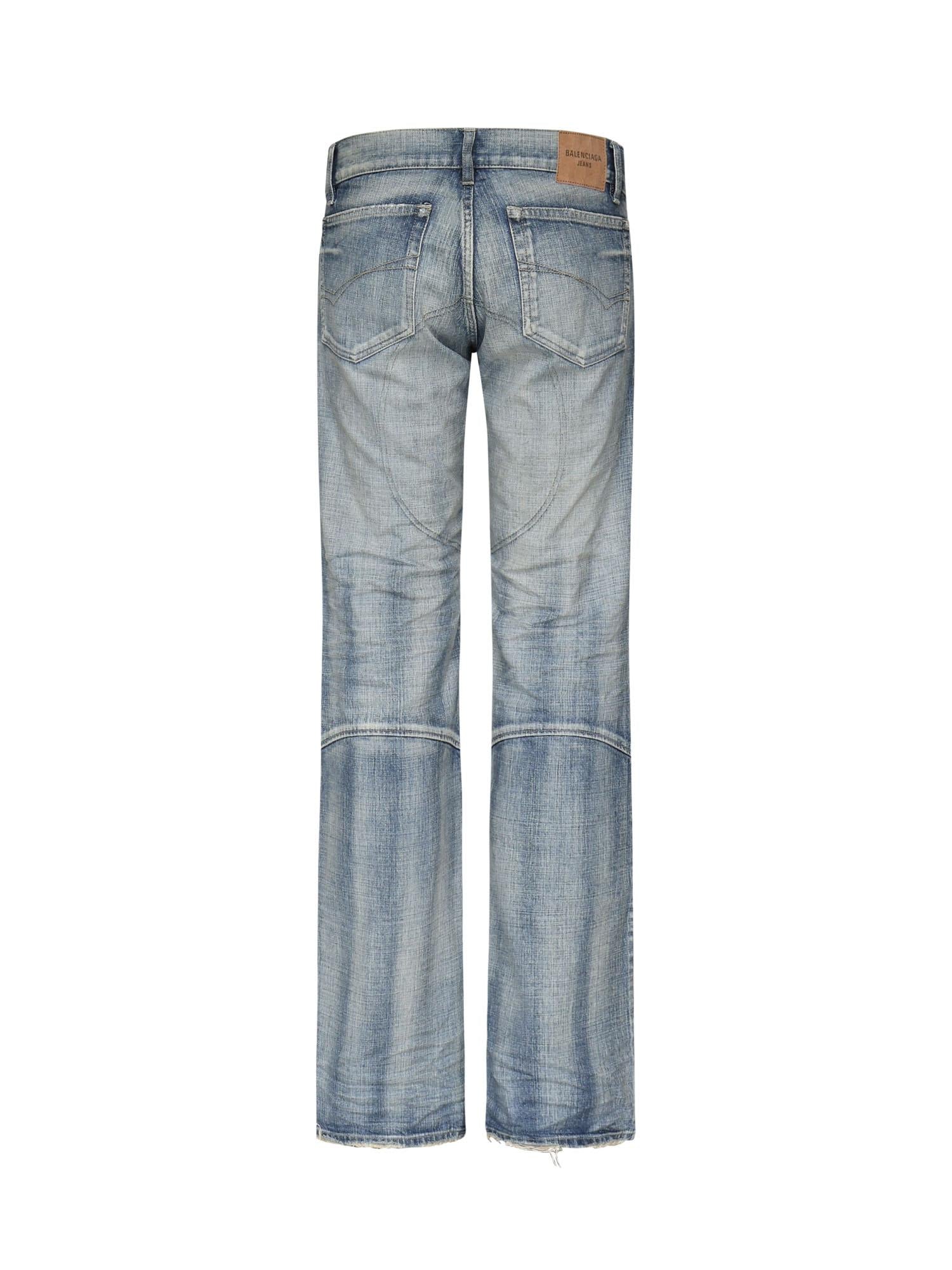 Jeans a vita bassa in denim 833433 TSW694200 BALENCIAGA