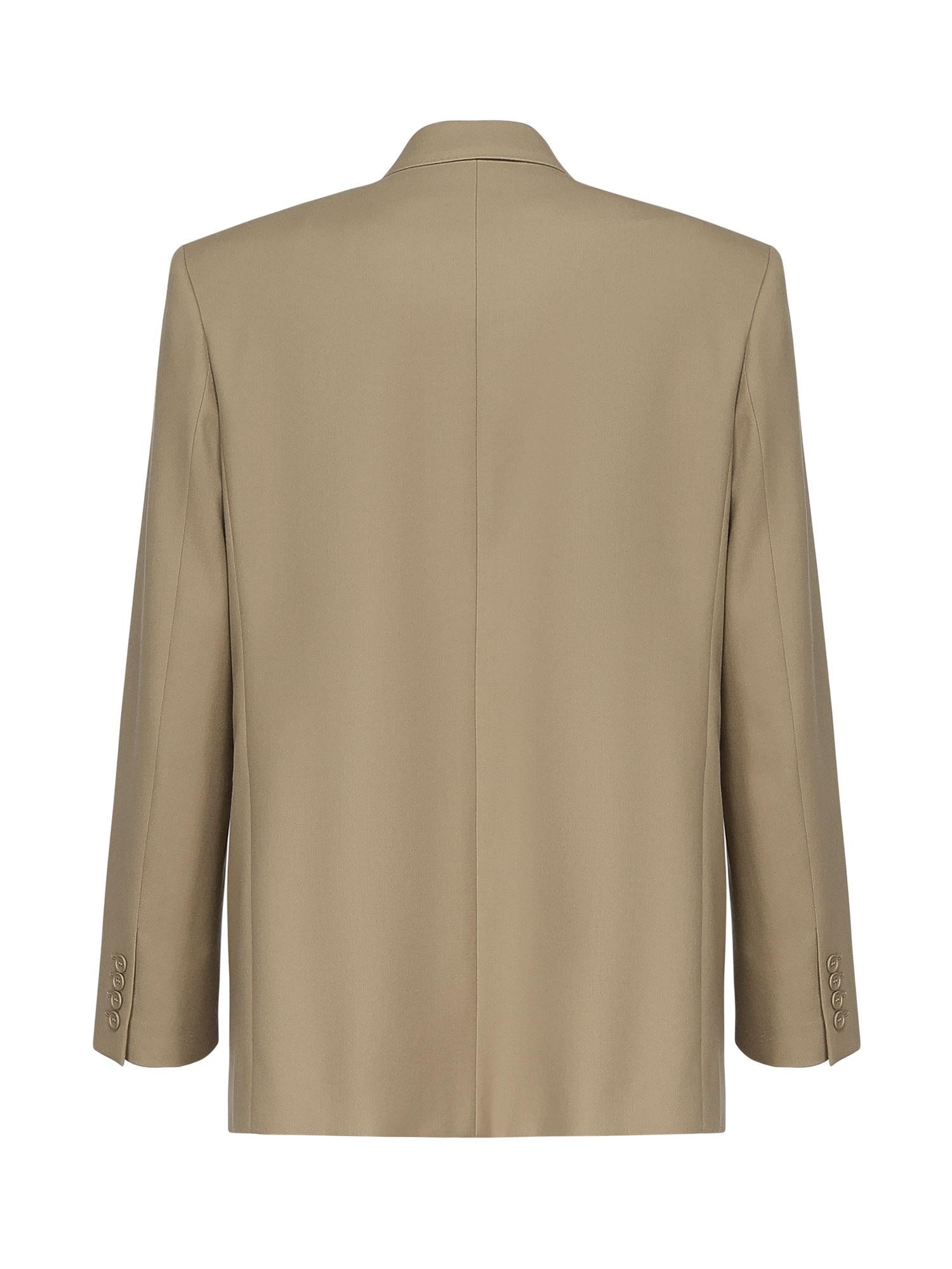 Giacca doppiopetto in lana 816394 Y405W7557 SAINT LAURENT