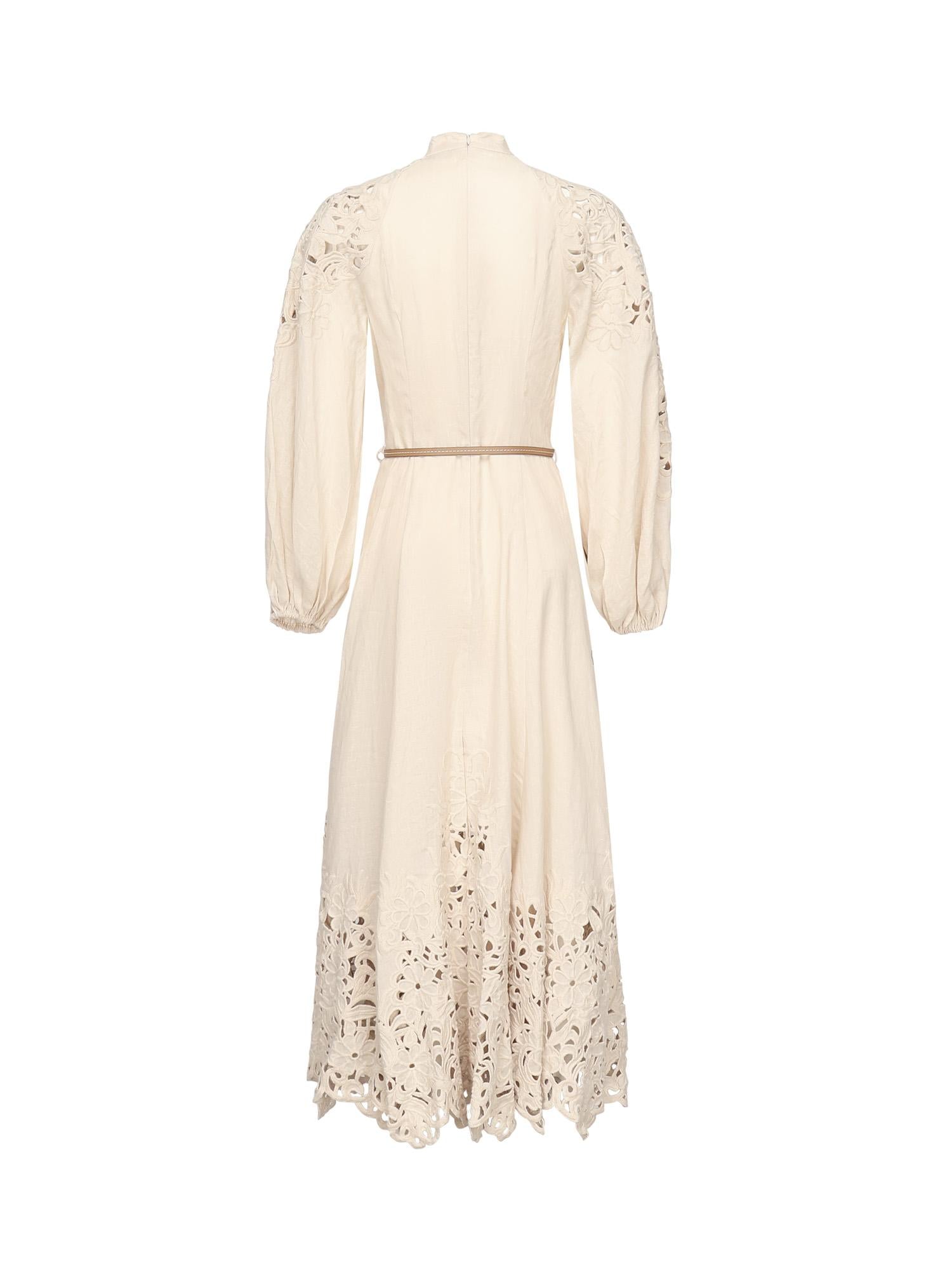 Abito midi Wylie 1743DRS251 CRM ZIMMERMANN