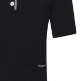 Maglia stile polo con logo 105450 A2Q9Z99 PINKO