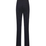 Pantaloni gessati in misto lana 105671 A2QYEZ1 PINKO