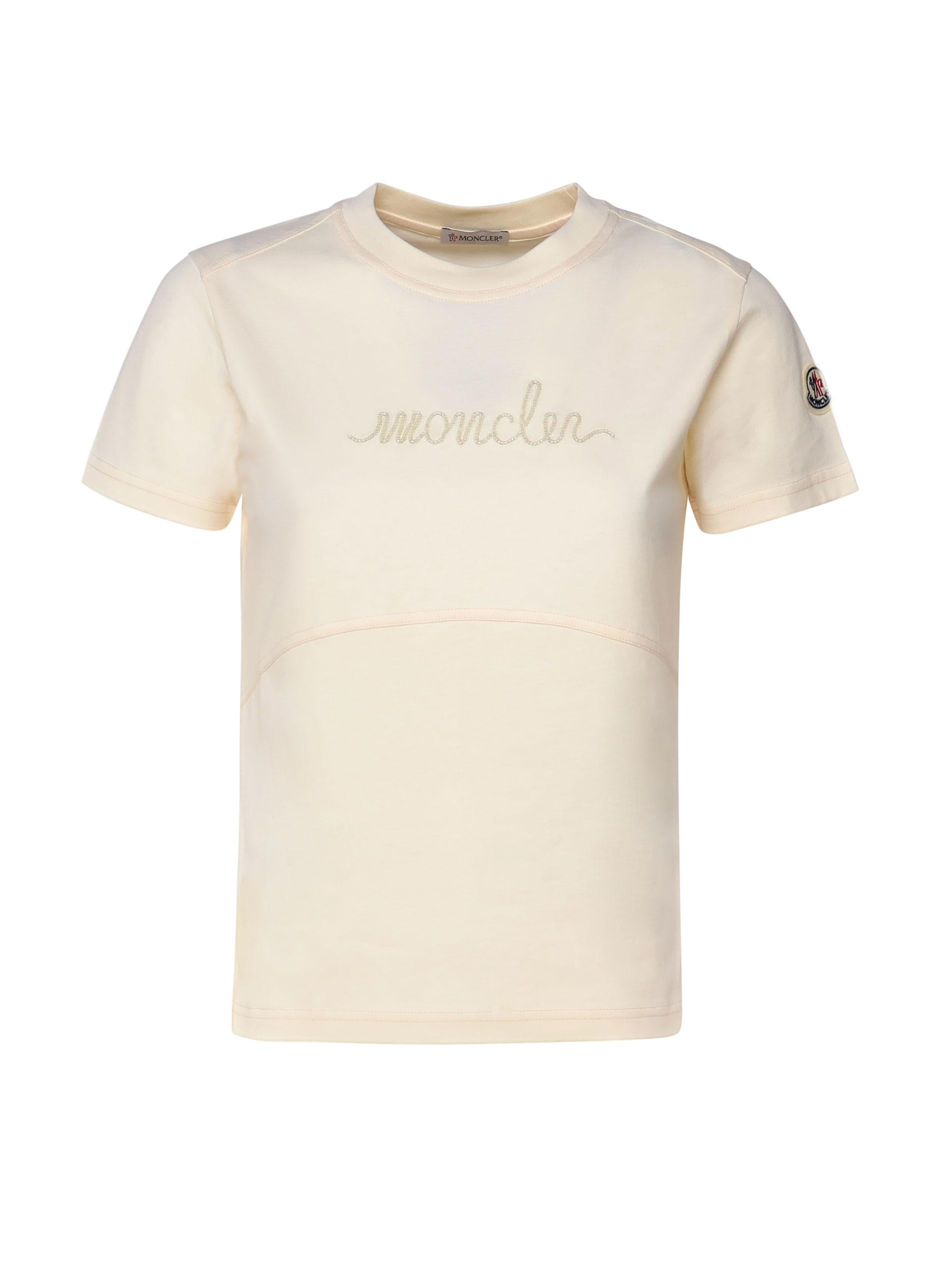 T-shirt in cotone J20938C00015 89AIJ034 MONCLER