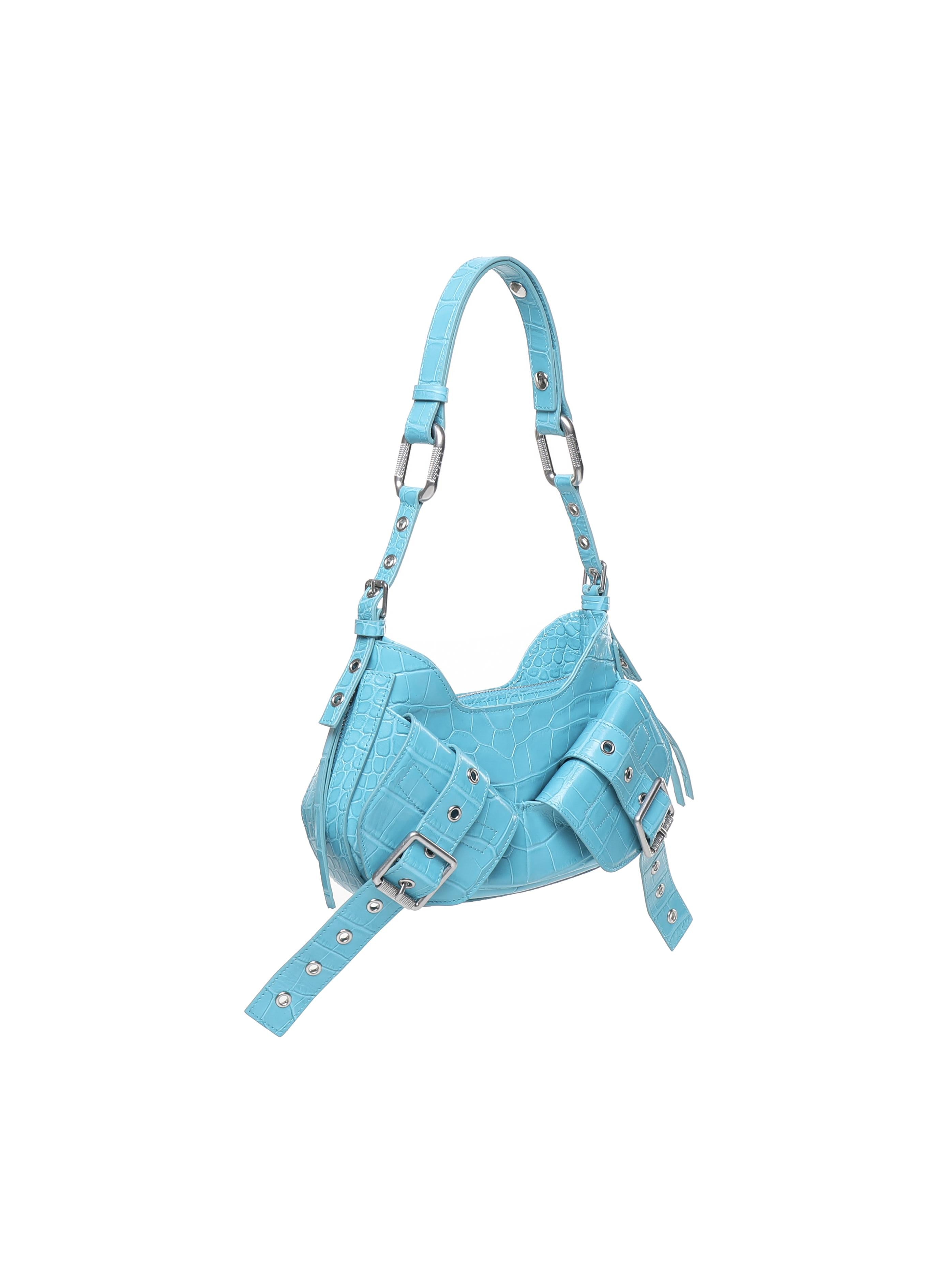 Borsa a spalla Y2K.002 FBBP70002COC -TURCHESE/NIKEL BIASIA
