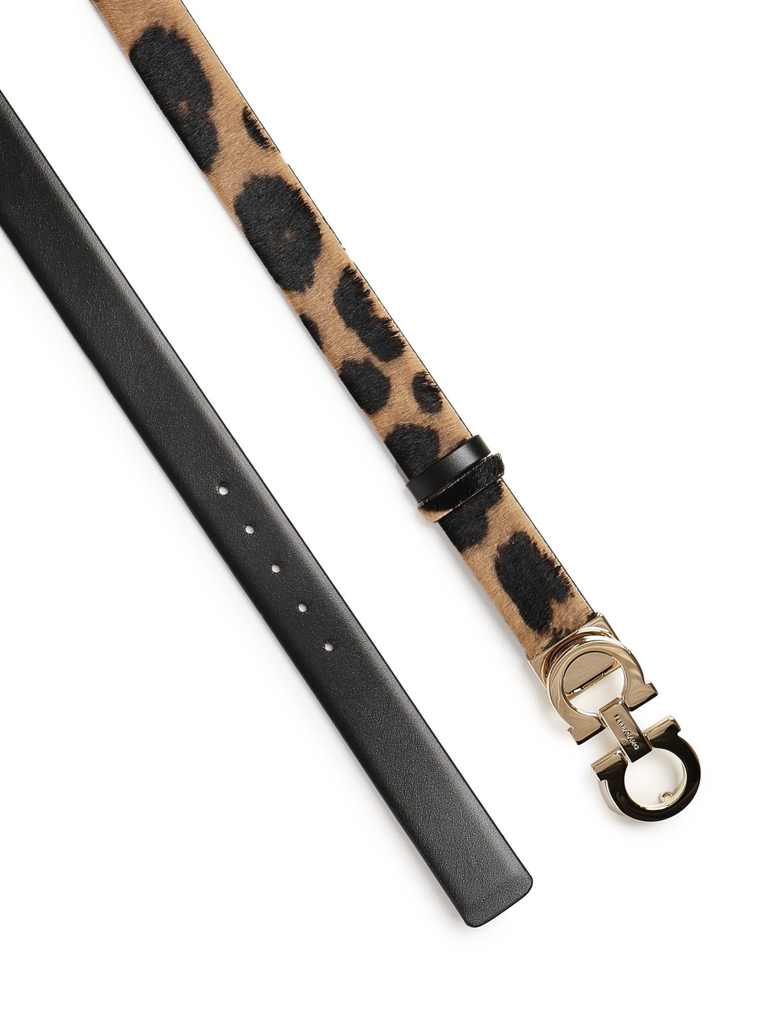 Cintura Gancini animalier 23A567 786264131 FERRAGAMO