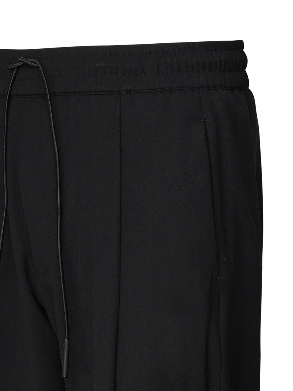 Pantaloni Fresh in fresco lana FRESH NERO GIULIANO GALIANO