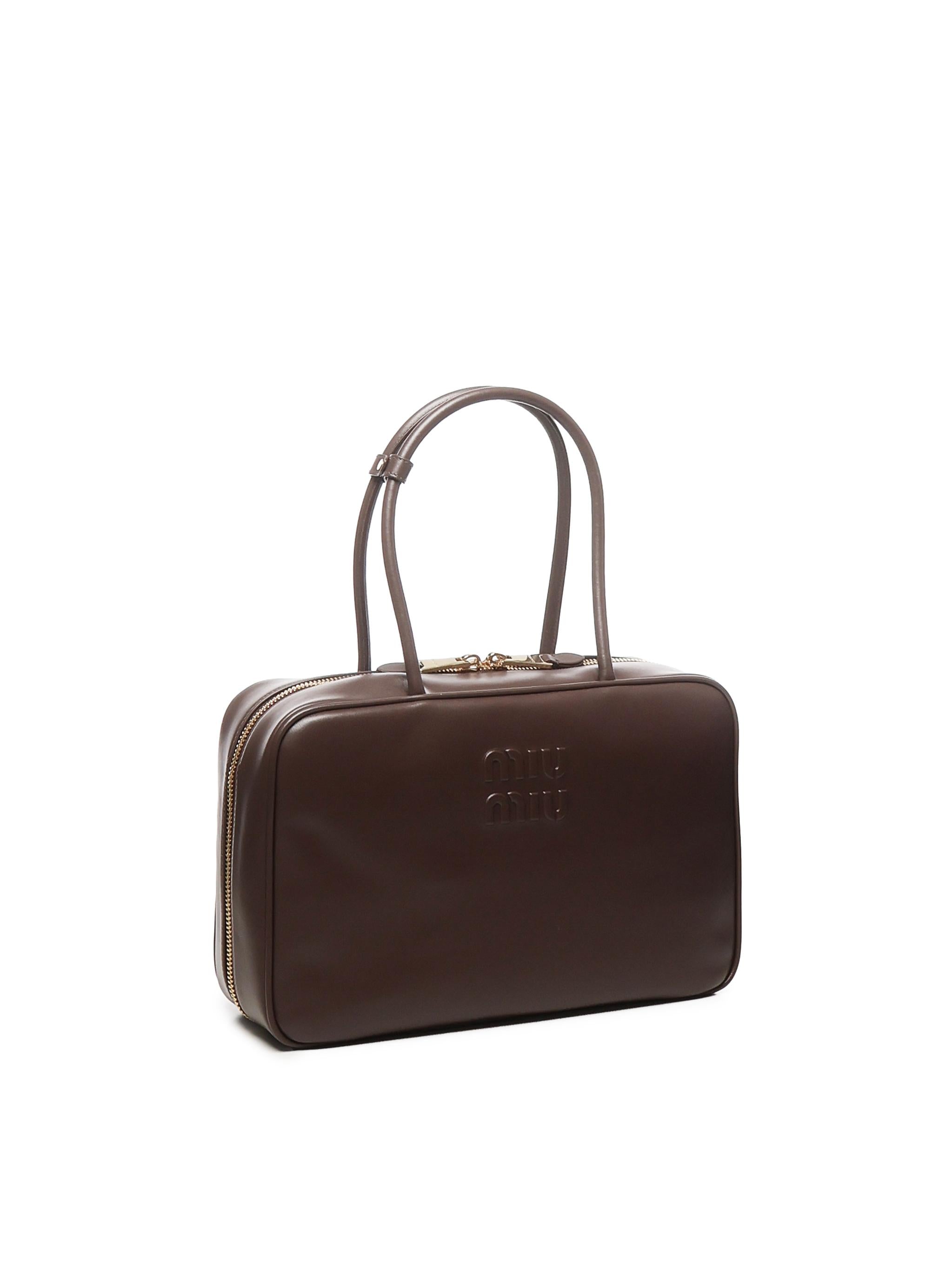 Borsa Beau in pelle 5BB117 2CRWF0NBL MIU MIU