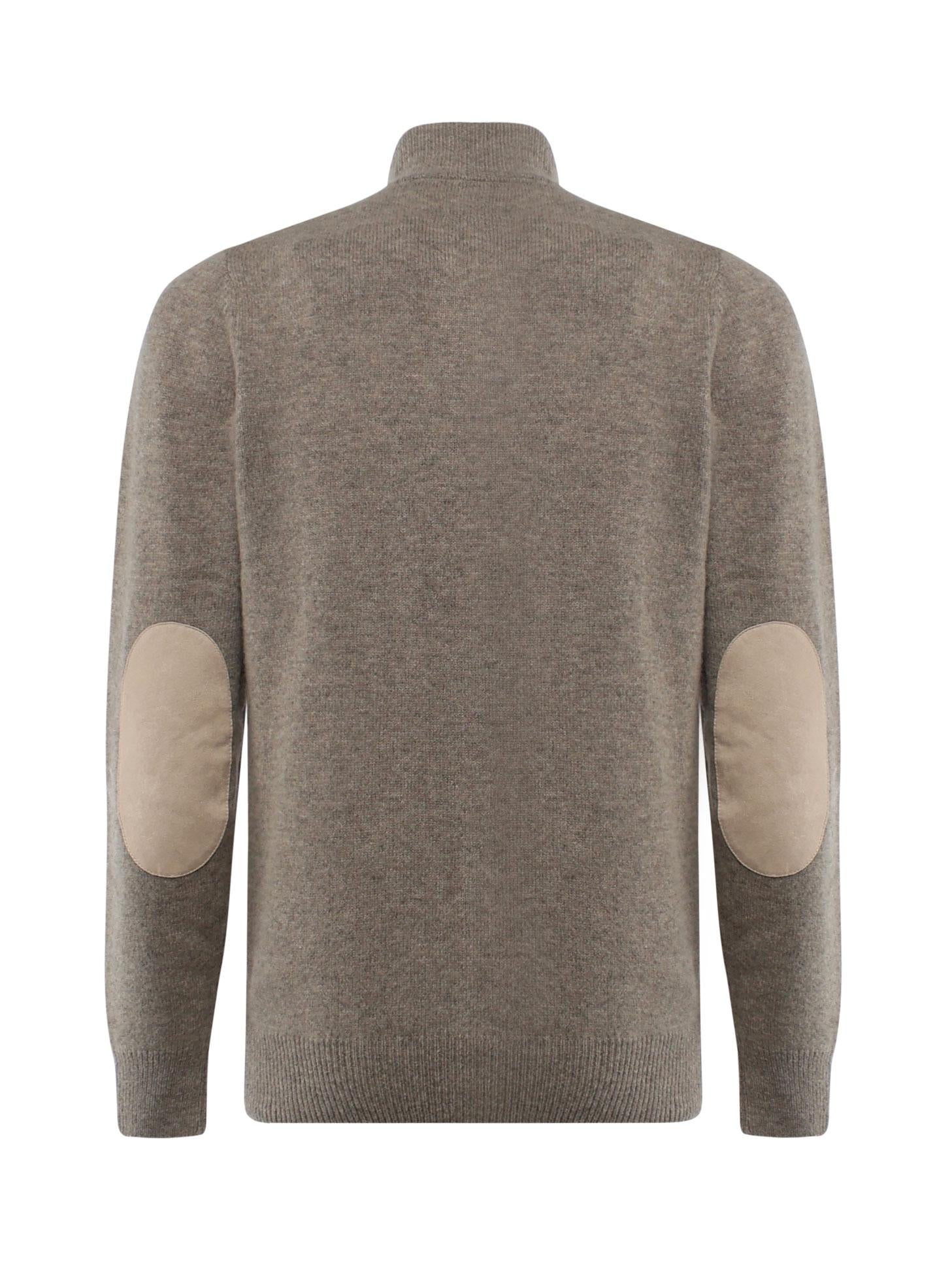 Maglione con zip Patch MKN0731 ST16 BARBOUR
