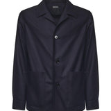 Overshirt in pura lana 231C00A2 1DHAQ07412 ZEGNA