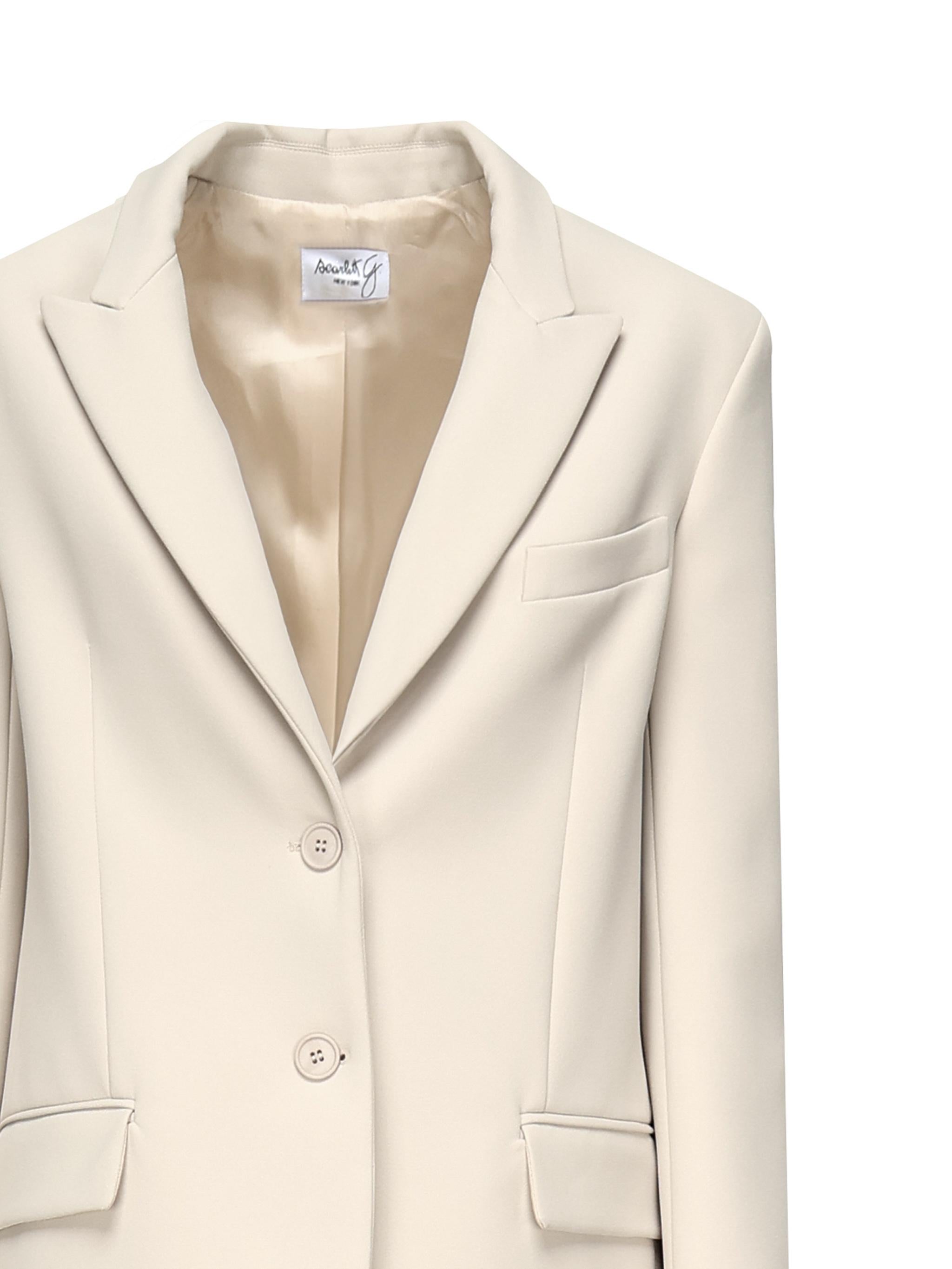 Tailleur con blazer monopetto 114111 014278203 SCARLETT G