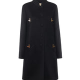 Cappotto in compact drap 7B3CA7T0 6JA0NO VALENTINO GARAVANI