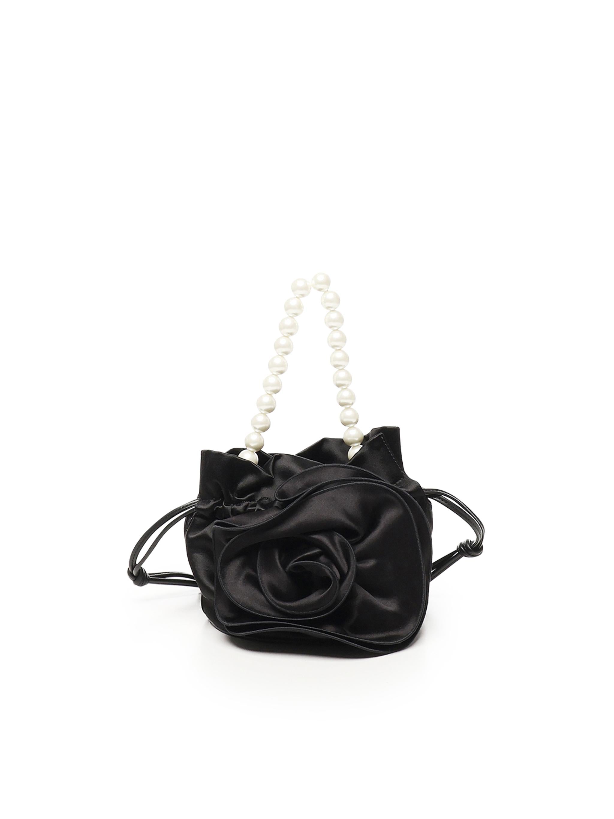 Borsa Magda Pearl in raso 7047230000 BLACK MAGDA BUTRYM