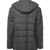 Caban imbottito in canvas mélange NAM36510480XOB B803 FAY