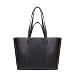 Borsa shopper grande in pelle bottalata 102832 A1LFZ99Q PINKO