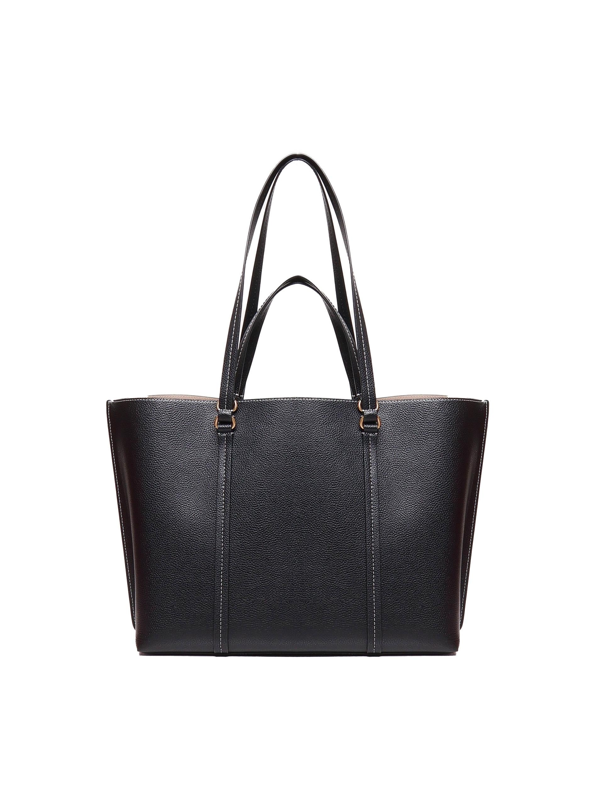 Borsa shopper grande in pelle bottalata 102832 A1LFZ99Q PINKO