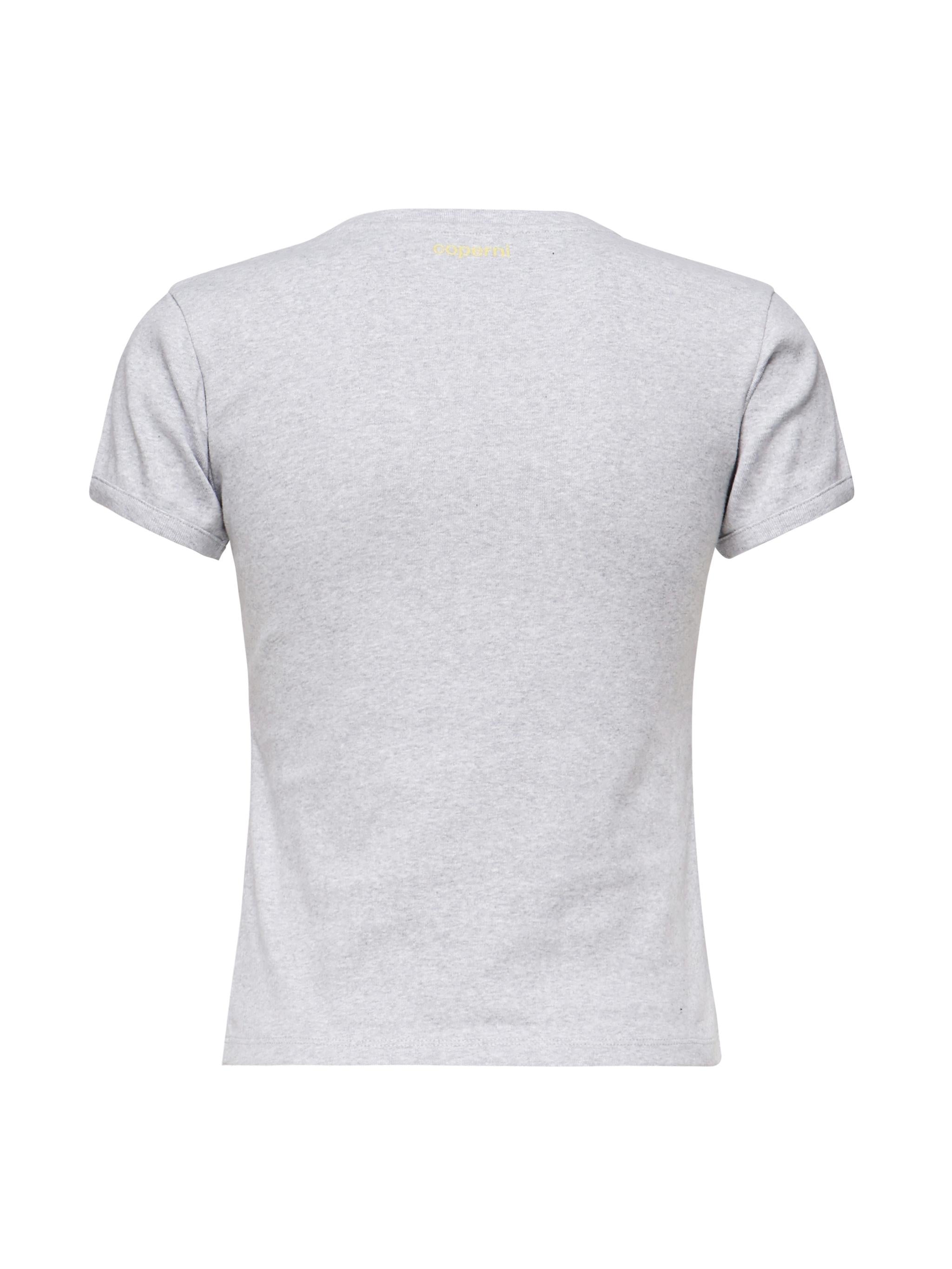 t-shirt with print COPJS07F5012P GRYYLW COPERNI