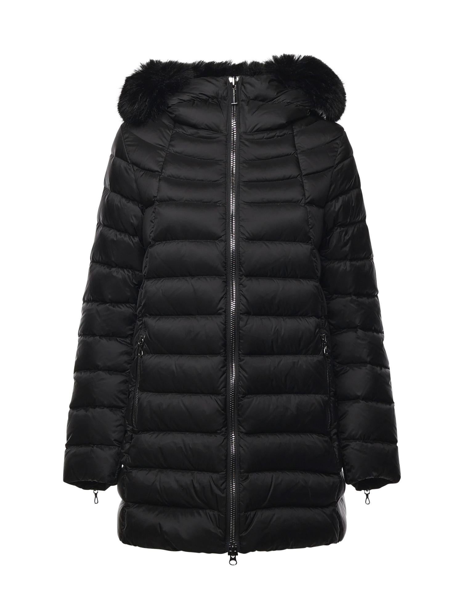 Piumino a trapezio con pelliccia sintetica 2233E 2YO99 COLMAR ORIGINALS